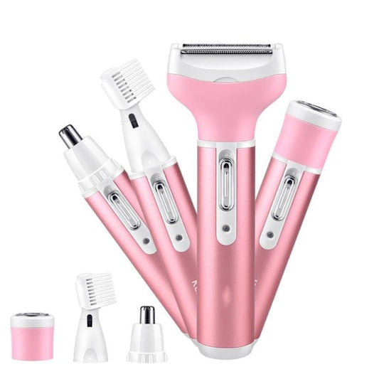 NEW 4 In 1 Women Razor Shaver Beauty Instrument Body Epilator Nose